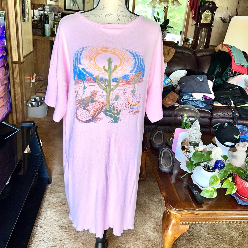🌵🦎Woman’s vintage Shatex Sportswear cotton desert 🌵 dress 🏜️  🦎